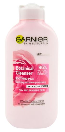 Garnier mleko za obraz Botanical, za suho in občutljivo kožo, 200 ml