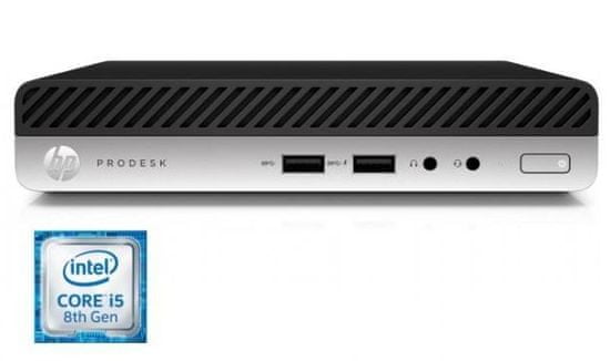 HP mini namizni računalnik ProDesk 400 G4 DM i5-8500T/8GB/SSD256GB/W10P (4CZ90EA#BED)
