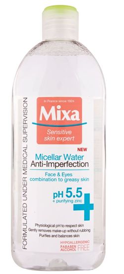 Mixa micelarna voda za kožo z nepravilnostmi, 400 ml