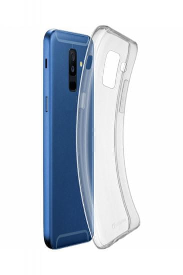 CellularLine gumijast ovitek Fine za Samsung Galaxy A6 plus 2018, prozoren