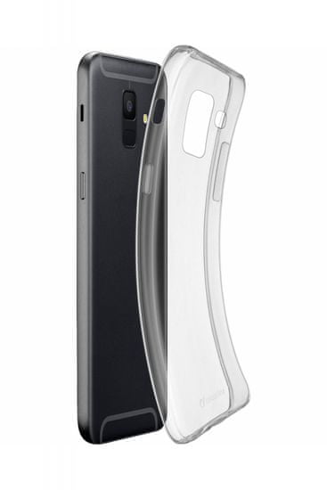 CellularLine gumijast ovitek Fine za Samsung Galaxy A6 2018, prozoren
