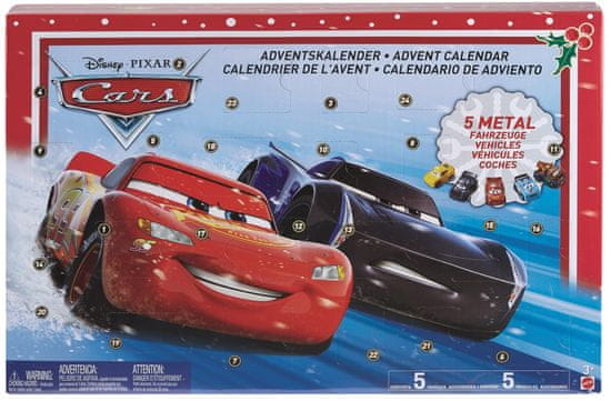 Mattel adventni koledar Cars 3