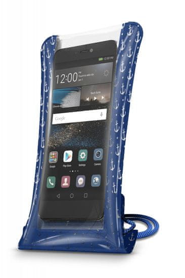 CellularLine torbica za telefon Voyager Splash, modra
