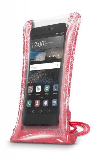 CellularLine torbica za telefon Voyager Splash, roza