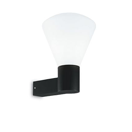 Ideal Lux zunanja stenska svetilka Ouverture AP1 nero 173498, črna