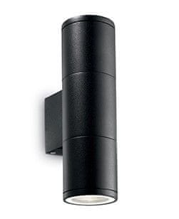Ideal Lux zunanja stenska svetilka Gun AP2 Small nero 100395, črna