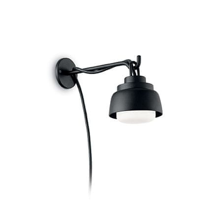 Ideal Lux zunanja stenska LED svetilka Marmalade AP1 nero 160603, črna
