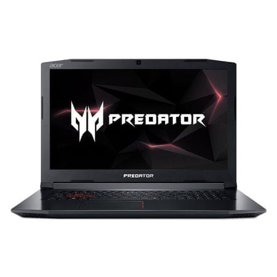 Acer gaming prenosnik Predator Helios 300 i7-8750H/16GB/SSD256GB+1TB/GTX1060/17,3FHD/Linux (PH317-52-75GX)
