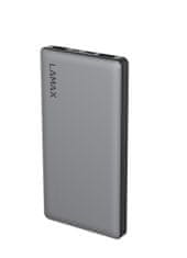 LAMAX polnilna baterija, 10000 mAh, Quick Charge (LM10000QC)