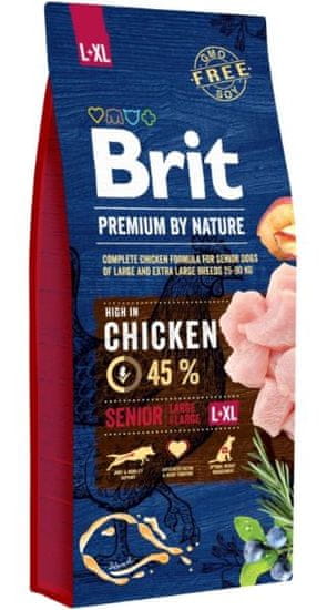Brit hrana za pse Premium by Nature Senior L/XL, 3 kg