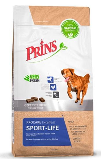 Prins hrana za pse ProCare Sport-Life Excellent, 15 kg