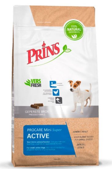 Prins hrana za pse ProCare Mini Super Active, 3 kg