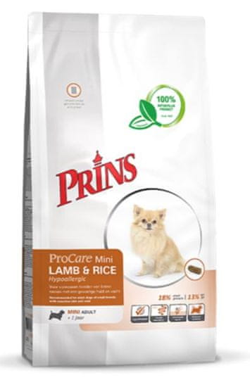 Prins hrana za pse ProCare Mini Lamb&Rice Hypoallergic, 3 kg