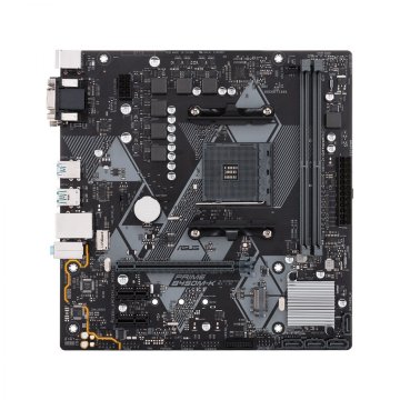 ASUS osnovna plošča Prime B450M-K, DDR4, SATA3, USB 3.1 Gen2, DVI, AM4 mATX