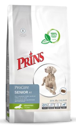 Prins hrana za pse ProCare Grainfree Senior Fit, 12 kg