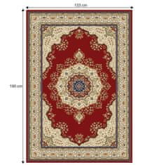 KONDELA Preproga Kendra Type 3 133x190 cm - vinsko rdeča / orientalski vzorec
