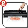 Tefal Vacupack Classic VT254070 naprava za vakuumsko pakiranje
