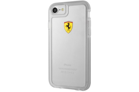 Ferrari ovitek za iPhone 7 Shockproof Hard Transparent