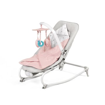 Kinderkraft otroški ležalnik FELIO Pink, roza - Odprta embalaža