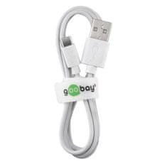 Goobay USB-C polnilni in povezovalni kabel, 1m, bel