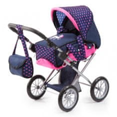 Bayer Design voziček za lutke City Star, moder/roza