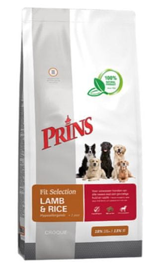 Prins hrana za pse Fit Selection Dog Lamb & Rice Hypoallergic, 15 kg