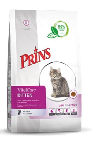 Prins hrana za mačje mladiče VitalCare Kitten, 1,5 kg