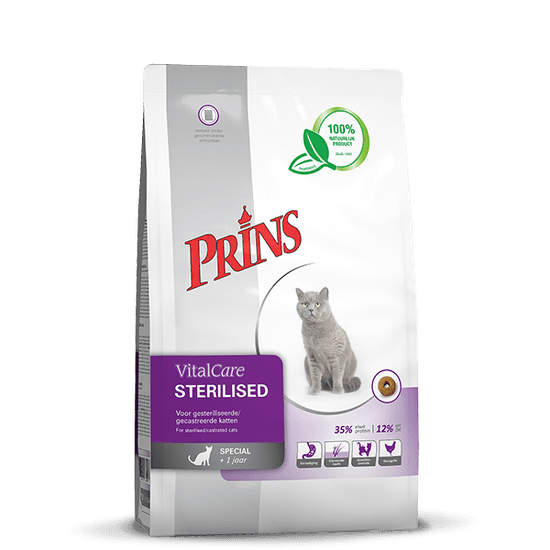 Prins hrana za sterelizirane mačke VitalCare Sterilised, 1,5 kg
