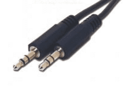 Sinnect avdio kabel 3,5 mm v 3,5 mm, M/M, 1 m