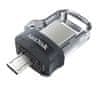 SanDisk USB ključek Ultra Dual Drive microUSB/USB3.0, 256 GB
