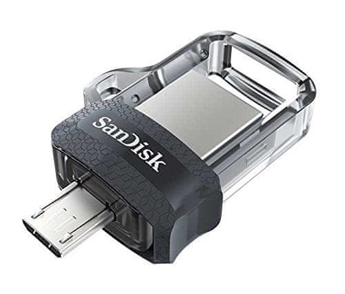 SanDisk USB ključek Ultra Dual Drive microUSB/USB3.0, 256 GB