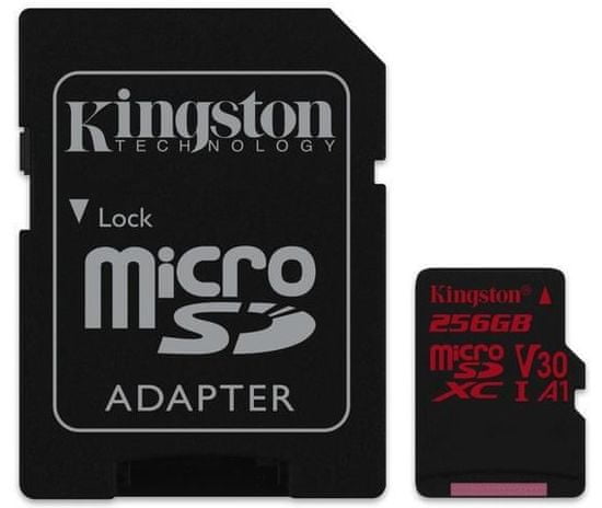 Kingston spominska kartica 256GB, Canvas React SDXC UHS-I, V30