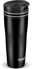 Lamart termo steklenica, 360 ml, črna/bela (LT4049)
