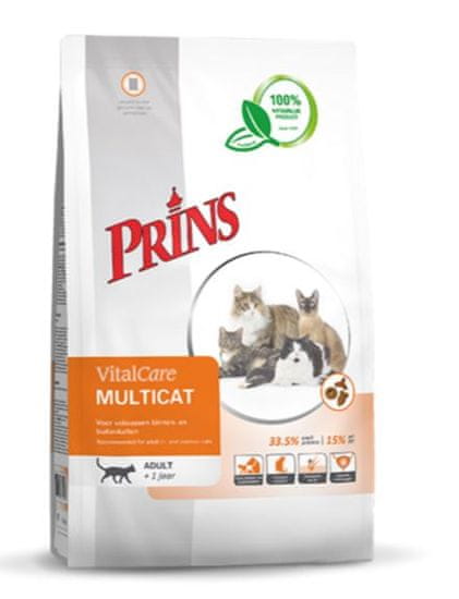 Prins hrana za mačke VitalCare Multicat, 5 kg
