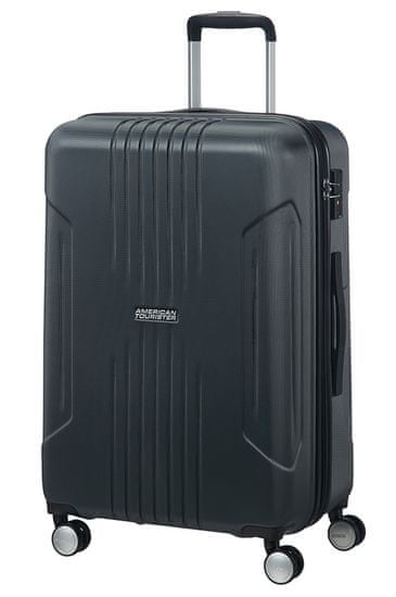 American Tourister Tracklite potovalni kovček, 67 cm, siv - Odprta embalaža