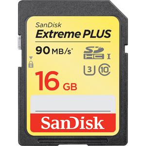 Pomnilniška kartica SDHC Extreme PLUS, 16 GB