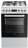 Beko štedilnik FSE53320DWCS