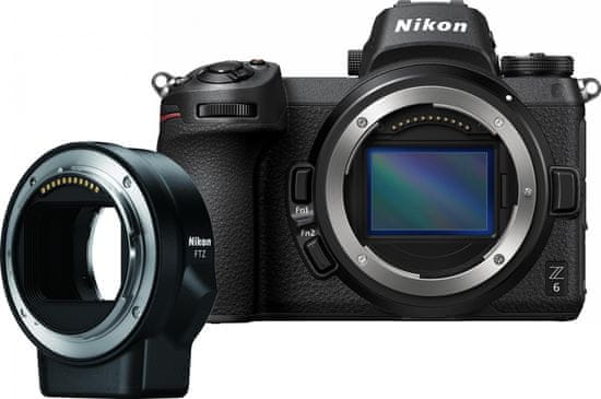 Nikon digitalni fotoaparat Z6 ohišje + FTZ adapter