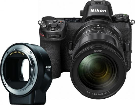 Nikon digitalni fotoaparat Z6 + 24-70 + FTZ adapter