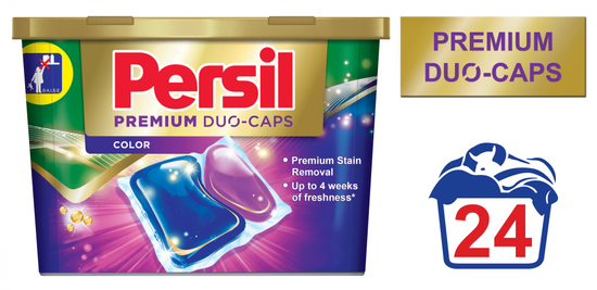 Persil gel kapsule Premium Color DuoCaps, 24 kosov