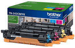 Brother TN-243CMYK toner, multipack (TN243CMYK) - odprta embalaža