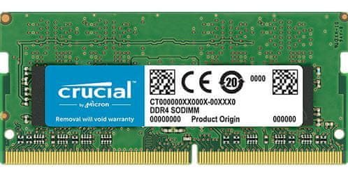 Crucial pomnilnik (RAM) 8 GB, DDR4, PC4-21300, 2666MT/s, CL19, SODIMM (CT8G4SFS8266)