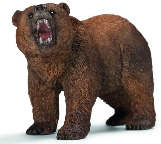 Schleich medved, grizli, 6.5 x 11 x 4.5 cm
