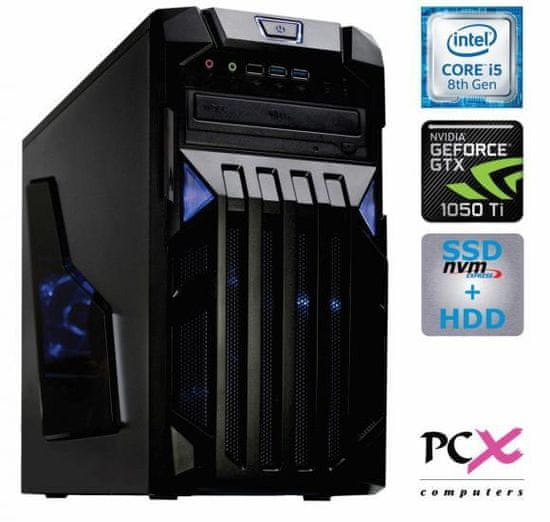 PCX namizni računalnik Exam Gaming 2.3 i5-8400/8GB/SSD240GB+1TB/GTX1050/FreeDOS