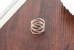 Troli Romantični bronasti prstan iz jekla KRS-275 (Obseg 49 mm)