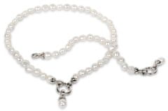 JwL Luxury Pearls Zapestnica iz pravih belih biserov JL0560