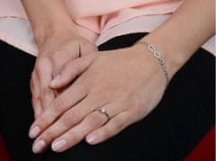 Brilio Silver Srebrni zaročni prstan 426 001 00501 04 (Obseg 53 mm)