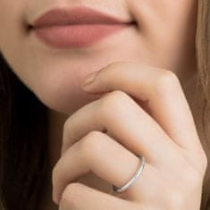 Pandora Srebrni prstan z lesketajočimi se kamni 190945CZ (Obseg 50 mm)