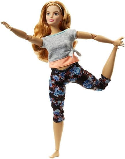 Mattel lutka Barbie v gibanju, oranžna