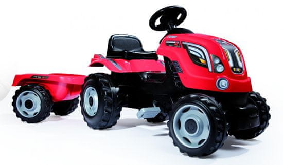 Smoby traktor na pedala Farmer XL, rdeč